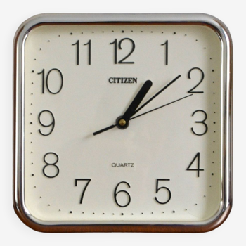 Vintage Citizen quartz clock 70s