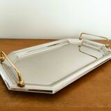 Plateau de service hexagonal en inox