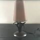 Palm tree lamp in metal and silk