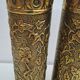 Paire de vases en laiton
