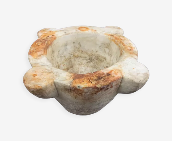 Antique marble mortar