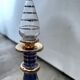 Purple glass perfume bottle