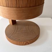 Lampe de table en lamelle de pin, Suède 1970