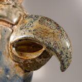 vase / zoomorphic sculpture "INCAS bird N°3225" ceramic stoneware 1950s