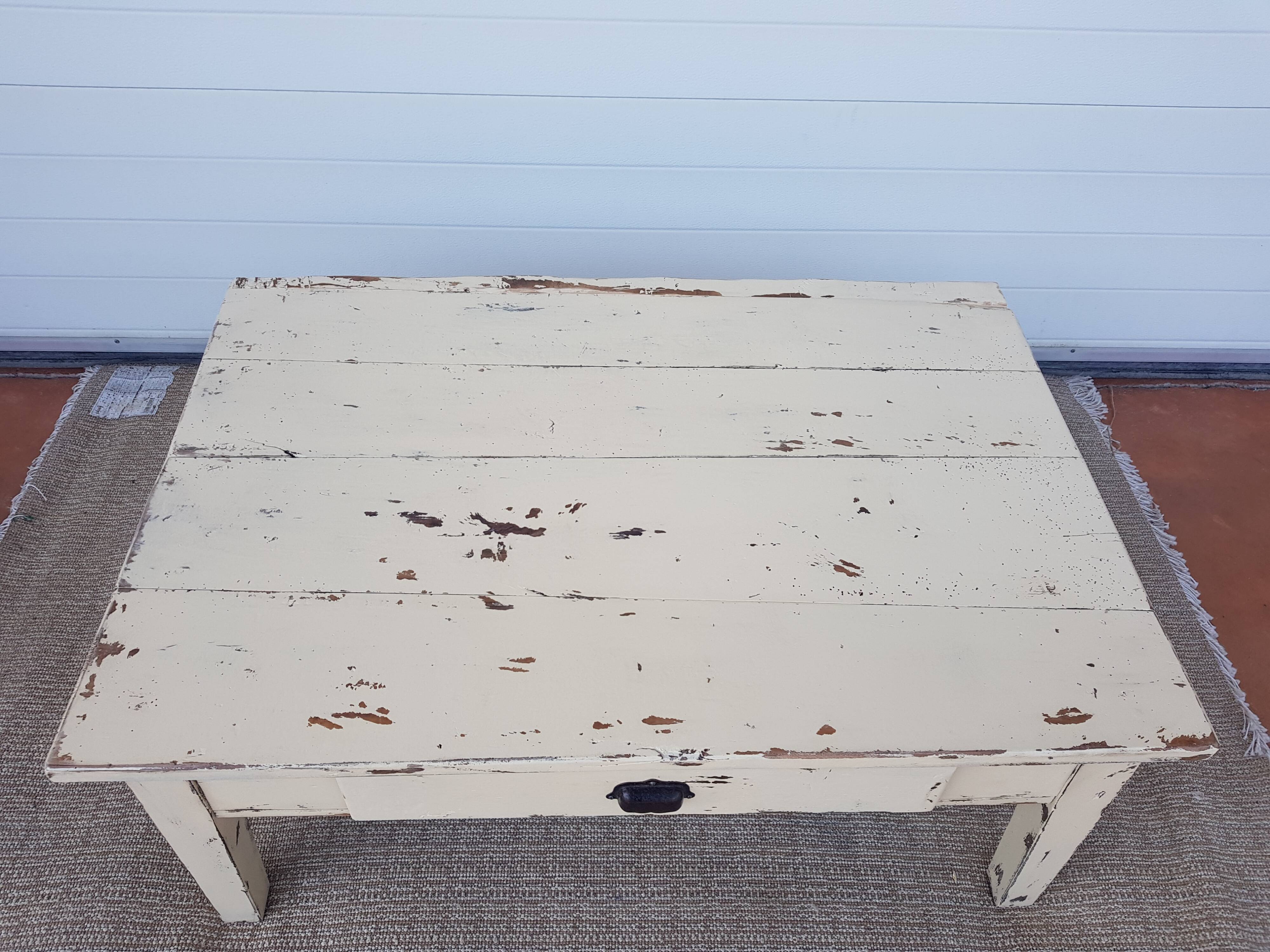 Vintage old coffee table early 20th s