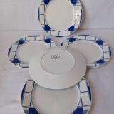 Sarreguemines Efel dessert plates