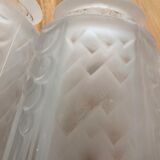 Pair of Art Deco Muller Brothers pendant lights