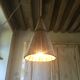 Wooden hanging lamp