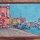 Impressionist painting "Venice", oil on canvas by Olga Milunovic.
