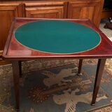 Game table board wallet sofa back mahogany console Napoleon III