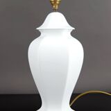 White porcelain lamp, France, circa 1950-1960