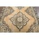 Vintage Turkish hand-knotted runner 128x382