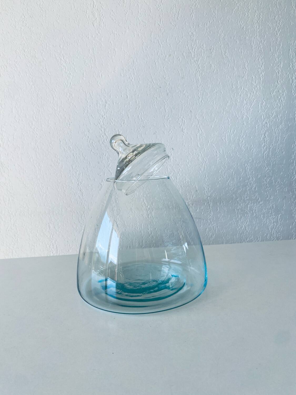 Large glass bottle, apothecary candy box