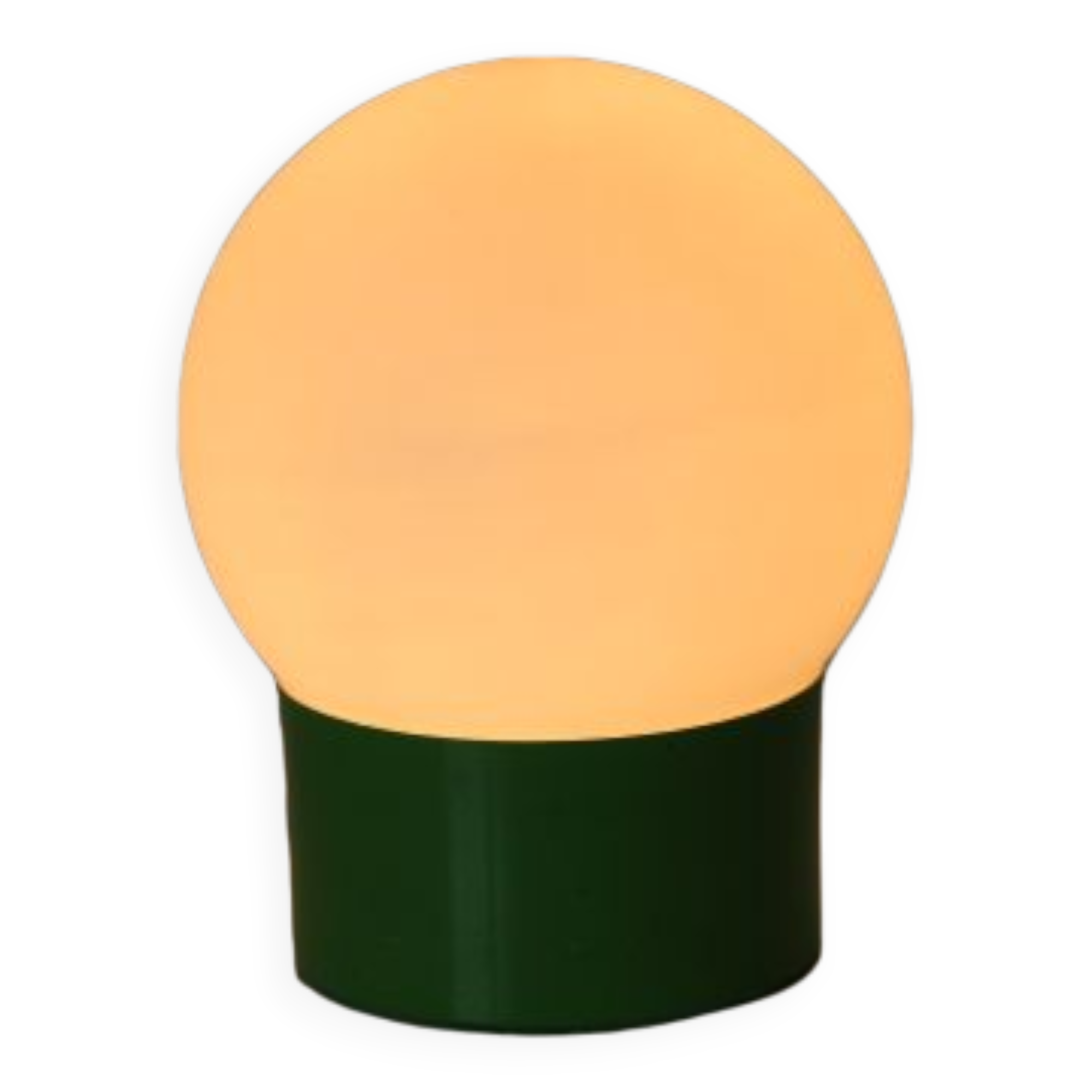 Lampe acier vert opaline