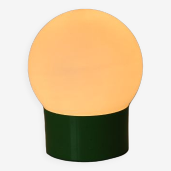 Lampe acier vert opaline