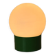 Lampe acier vert opaline