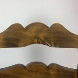 Wood Turned Bobbin Low Rush Chair in the manner of Charles Dudouyt, France, 1950s