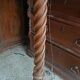 Large floor lamp, column, antique lamp from the early 19th century, Empire style.