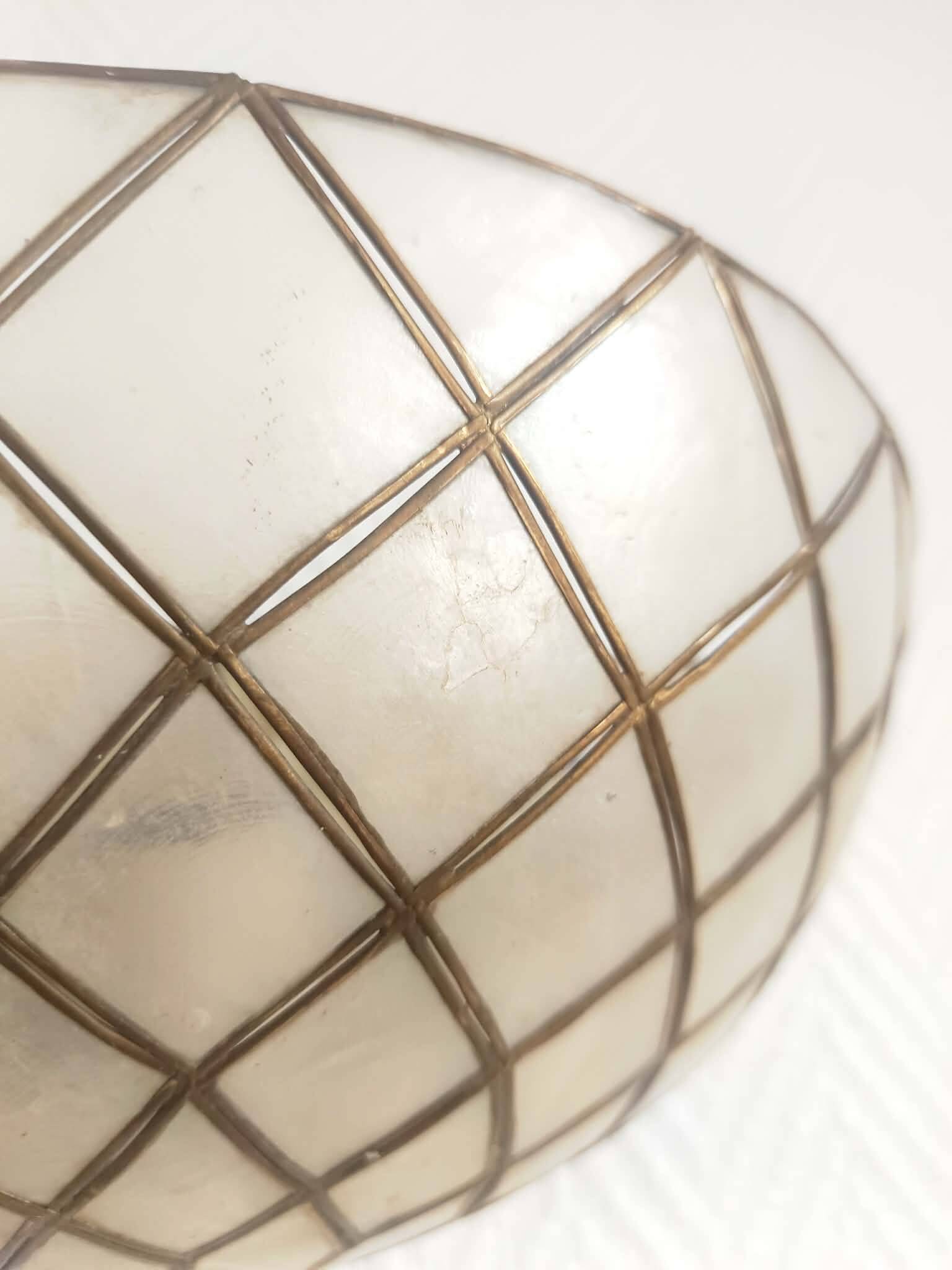 Art Deco mother-of-pearl wall light