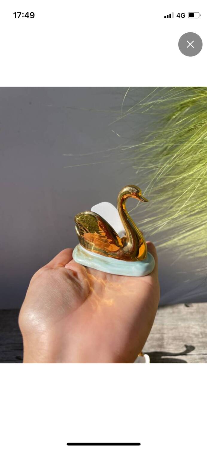 Limoges porcelain salt and pepper shakers with a bird motif