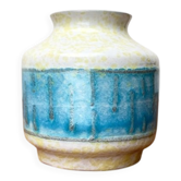 East German pottery vase from the GDR mid-century Strehla Keramik, 1960s.