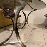 Table and chairs in the style of Gastone Rinaldi.