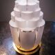 Ceiling lamp building skyscraper Art deco Bahaus modernist 1930s TBE H 26 cm