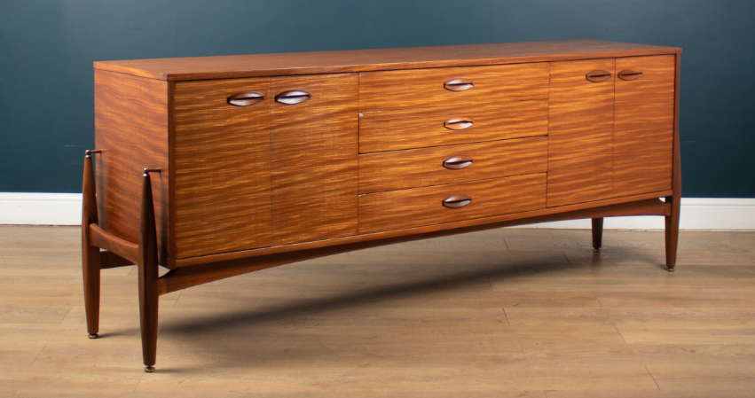 Restored 1960s Retro Teak Elliots Of Newbury EON Mid Century Retro Sideboard