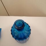 Polished in blue glass