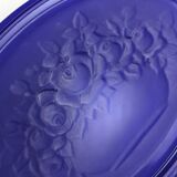 Blue glass Val-Saint-Lambert Vide-Poche, Belgium ca. 1900