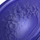 Blue glass Val-Saint-Lambert Vide-Poche, Belgium ca. 1900