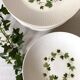 Antique dinner plates Saint Amand Ceranord, Bourrasque