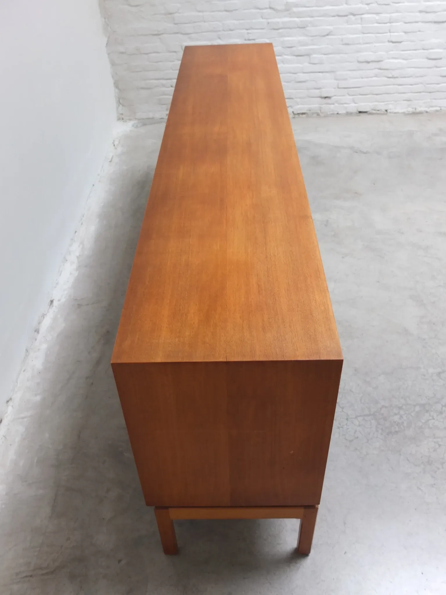 Walnut 'Abstracta' sideboard by Jos De Mey for Van Den Berghe-Pauvers, 1960s