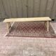 Solid oak bench