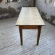 Table de ferme en pin et chêne