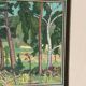 Huile su panneau suédoise – « Forêt » par Bertil Lundgren (1900–1979)