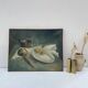 Oil painting on canvas old still life