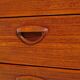 Restored teak dresser by kai kristiansen for feldballes møbler