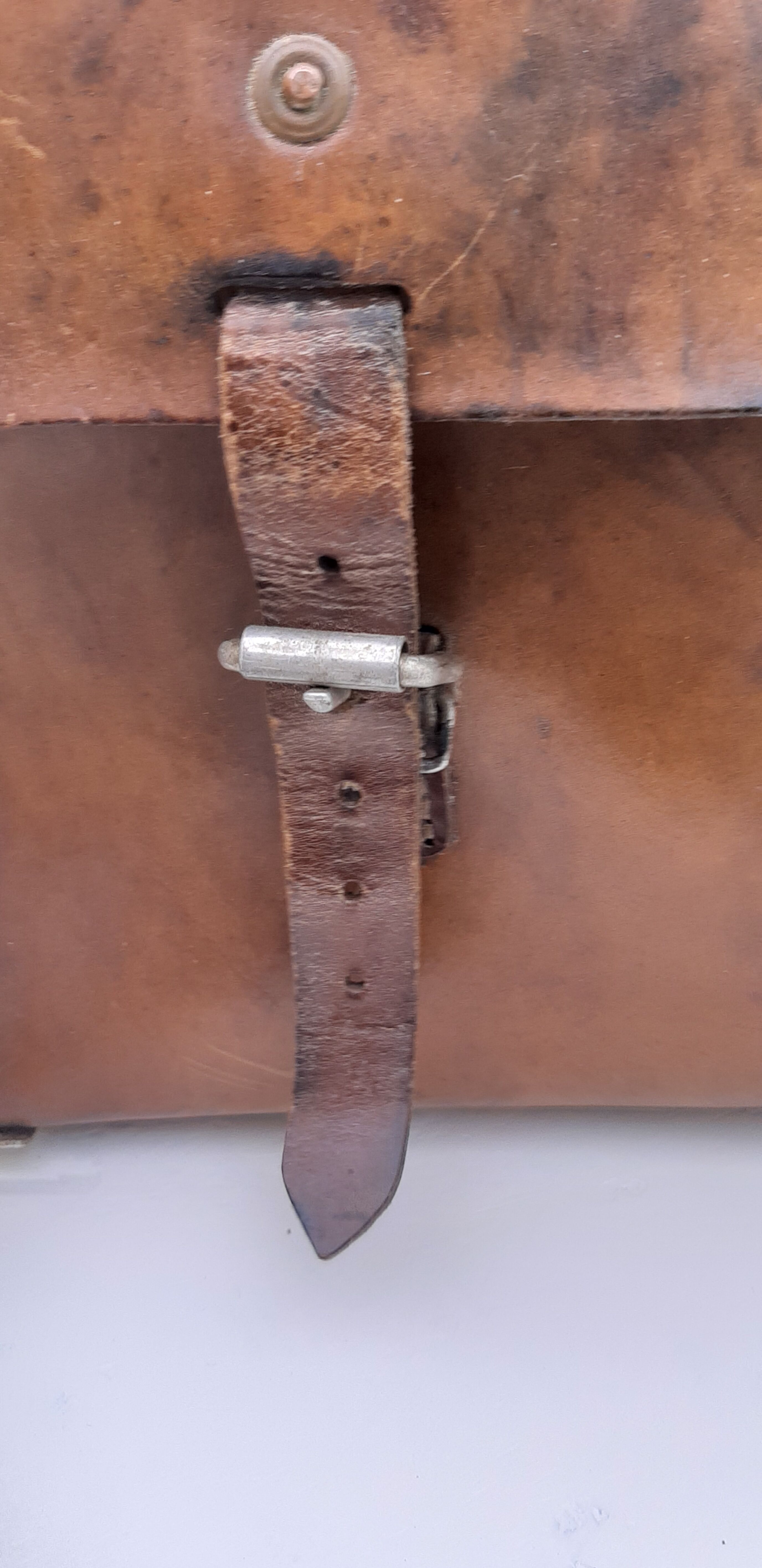 Edf leather work bag