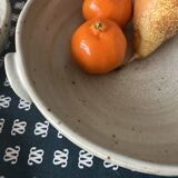 Set of 2 dishes and 2 plates in stoneware from the 70s and 80s