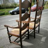 Pair of large and large armchairs from the end of the 19th century