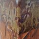 Signed sandstone vase