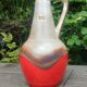 Vase en céramique vernissée Vintage W.Germany années 70
