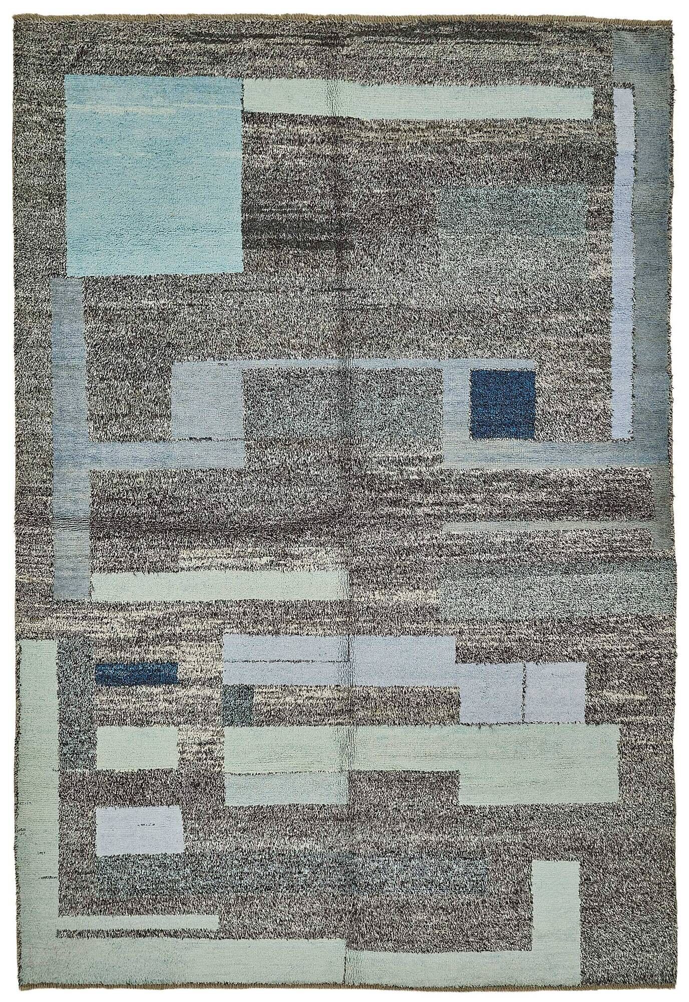 Handwoven Turkish Recycled Boho Rug 253 cm x 373 cm
