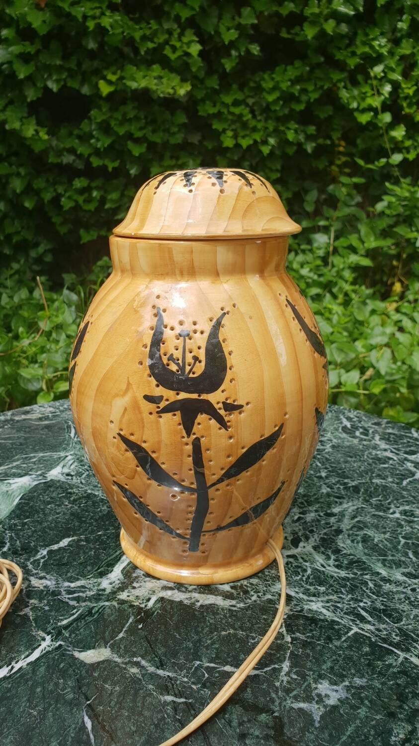 Vallauris ceramic lamp, 1950