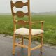 Henning Kjaernulf high back chair with new lambswool