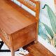Bench chest veneer oak and rattan