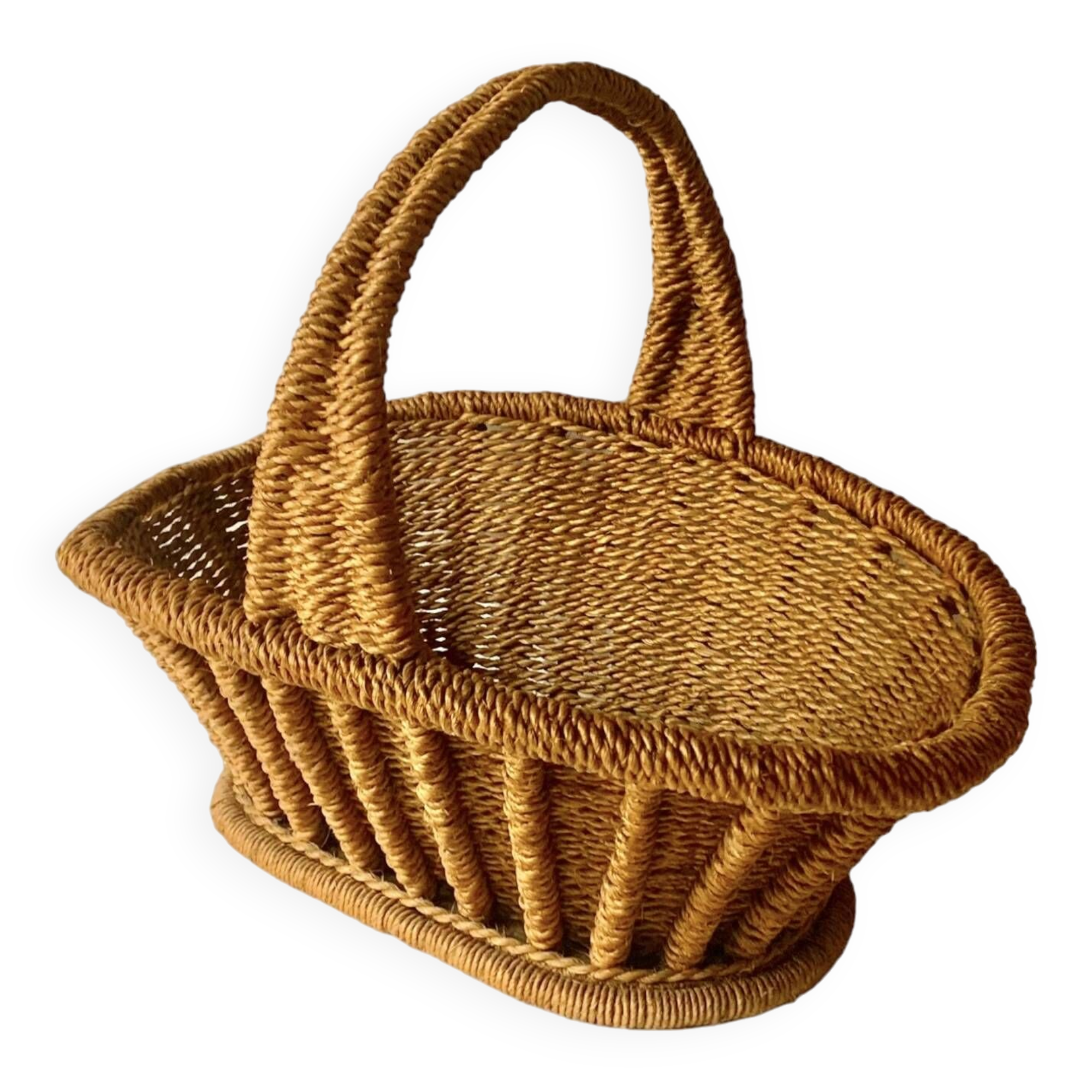 Vintage rope basket