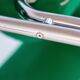 Space Age Italian Modern Desk Chair In Green Velvet and Chromed Metal
