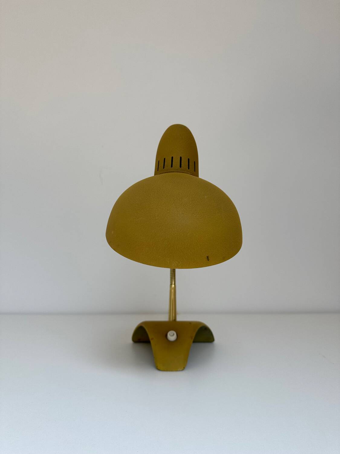 Articulated table lamp by Jean Boris Lacroix 1950 vintage